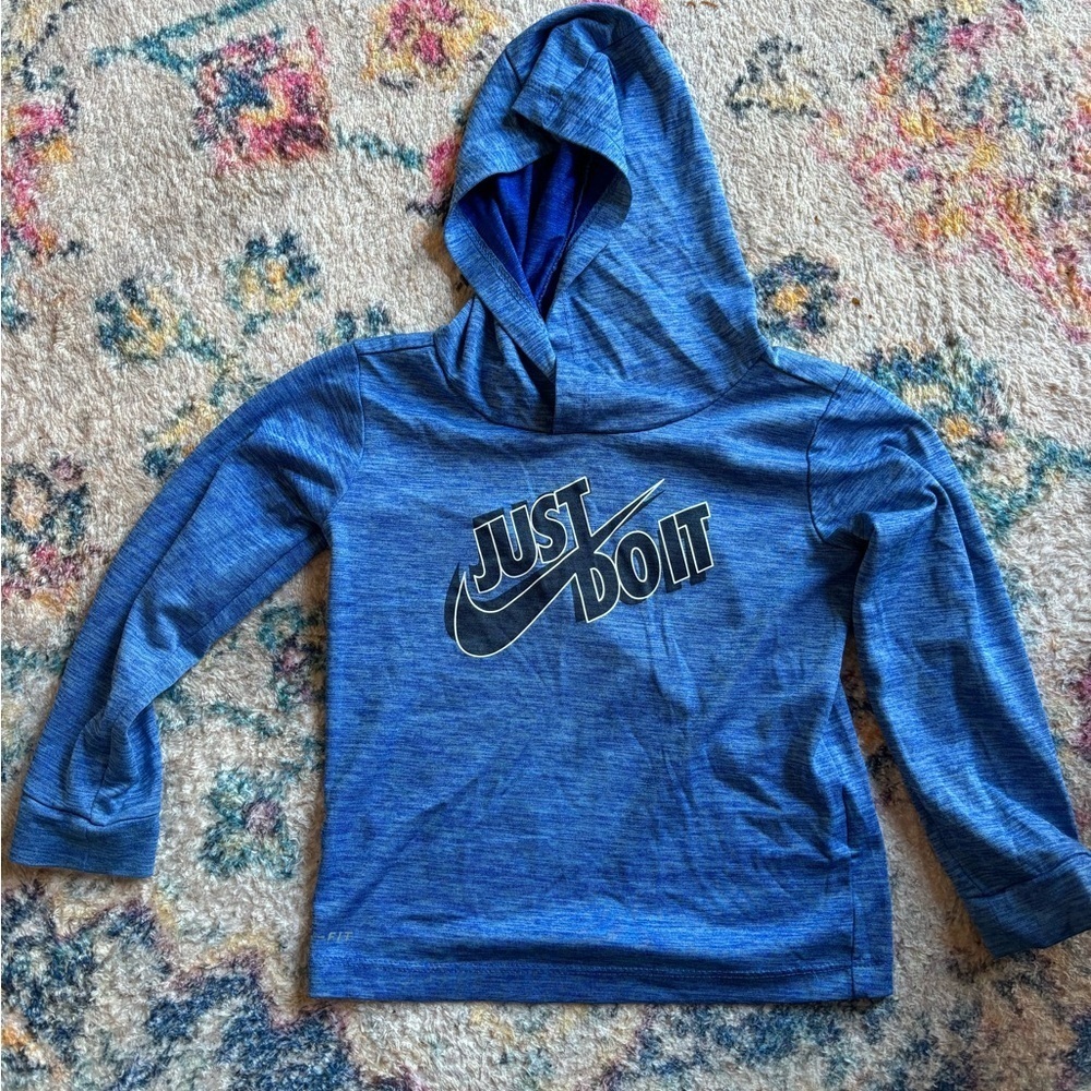 Nike Blue Just Do It Hoodie 24 Months